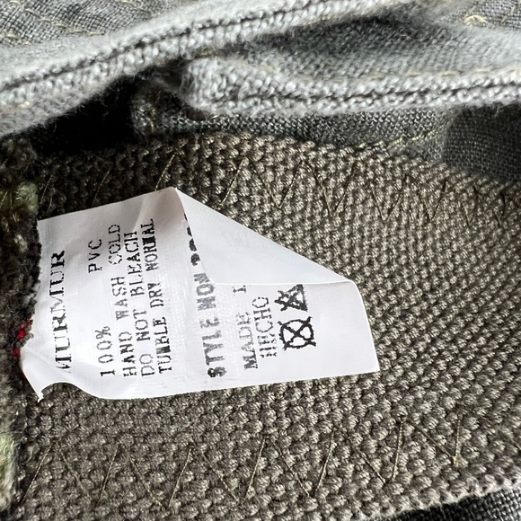 Mur Mur Shorts Size M Green 100% Linen Cargo Shorts W/Belt Anthropology #0058 - Picture 8 of 12